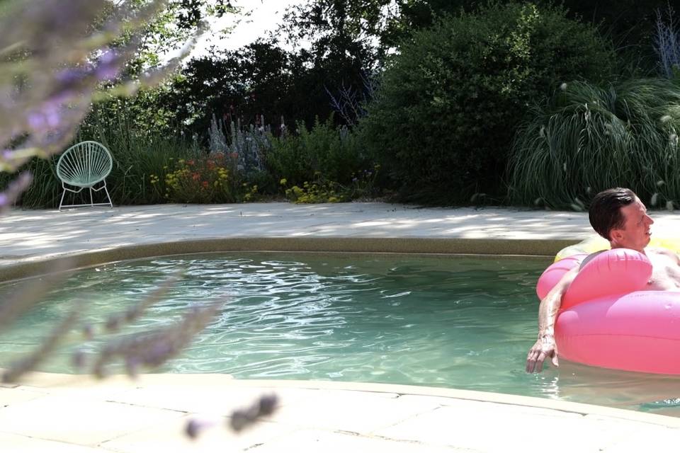 Poolside fun