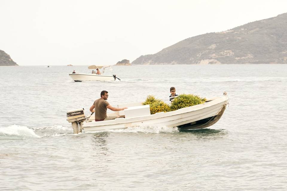 Wedding on Cameo Island Greece