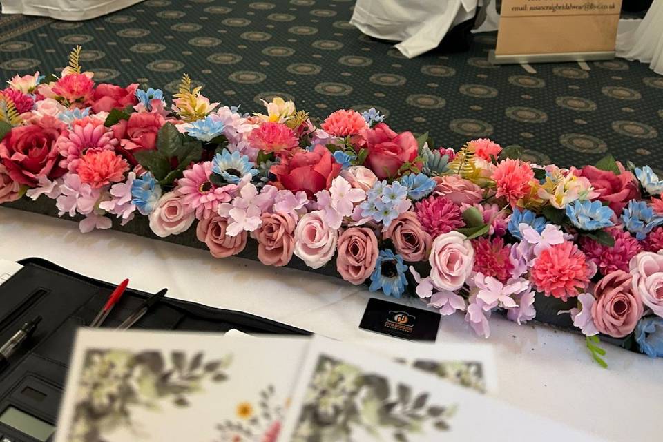 Table floral display