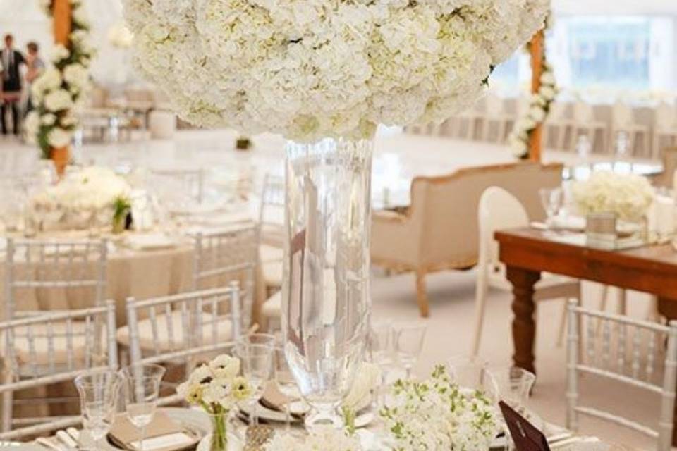 Ivory flower ball