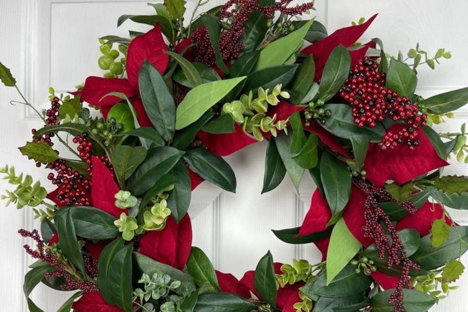 Red wreath