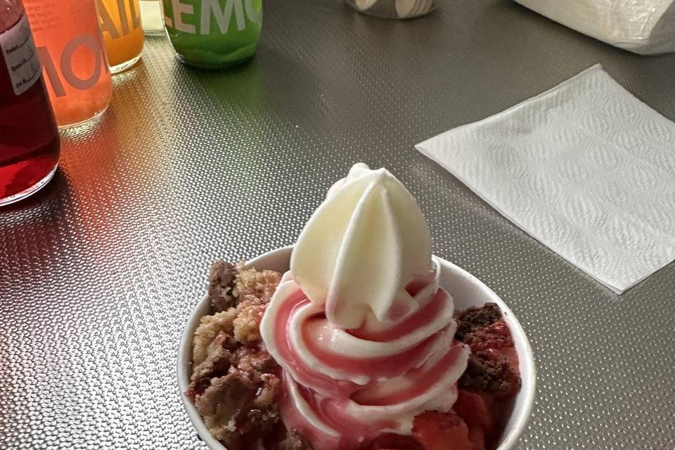 Froyo with toppings