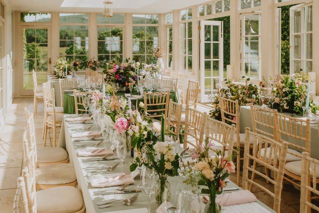 Orangery set up