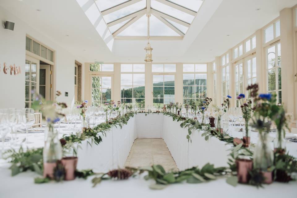Intimate Wedding in Orangery - Photo credit @donnamurrayphotography