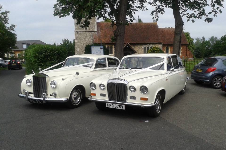 Rolls Royce Silver Cloud 1 and Daimler DS420 Limousine