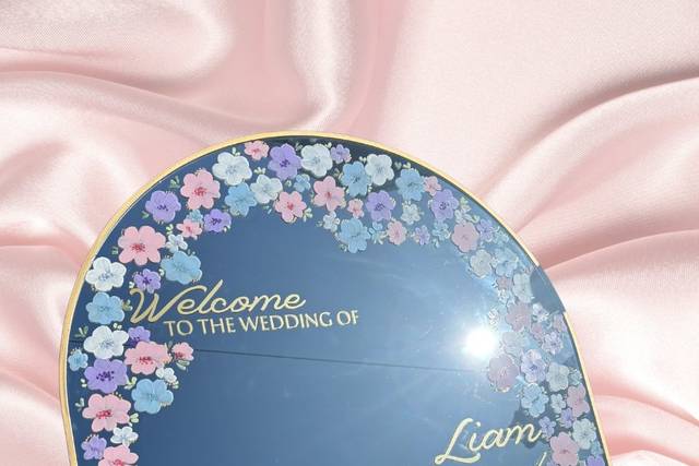 Wedding Welcome Sign Mirror
