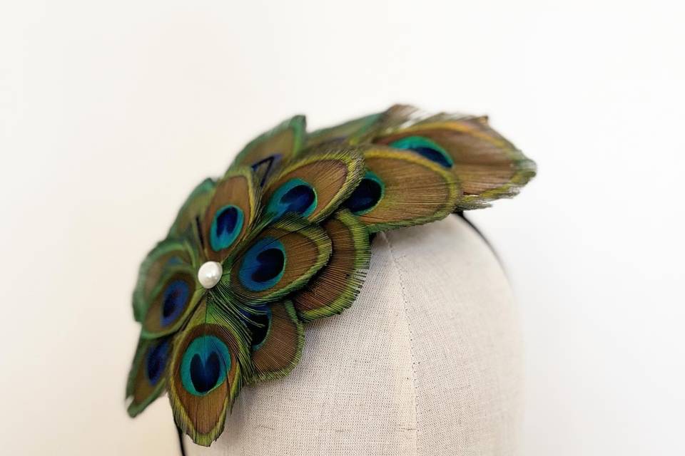 Peacock headpeice
