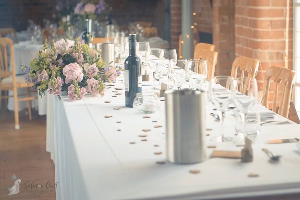 Wedding Table in Warwickshire