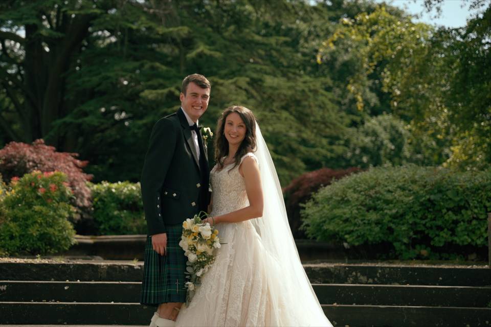 Scottish newlyweds