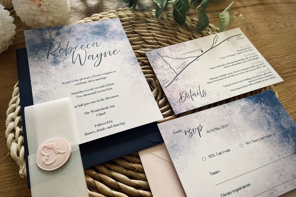 RSVP & Details cards