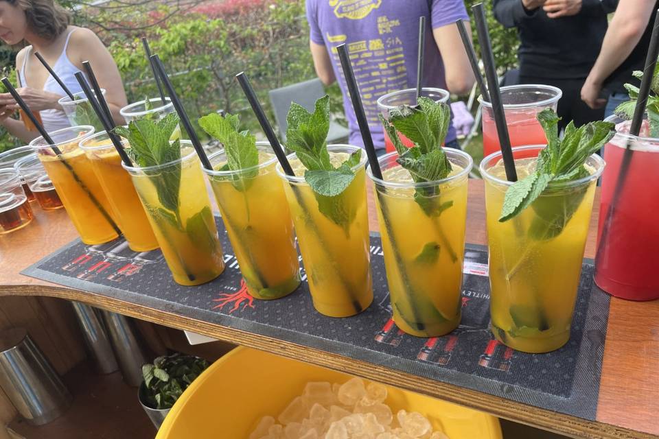 Sunny mocktails