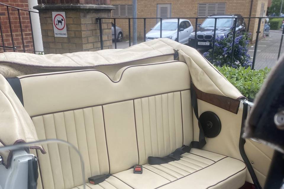 Beauford Limousine Rear Seats