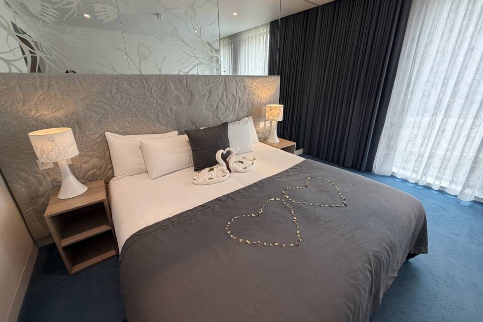 An example of a bedroom