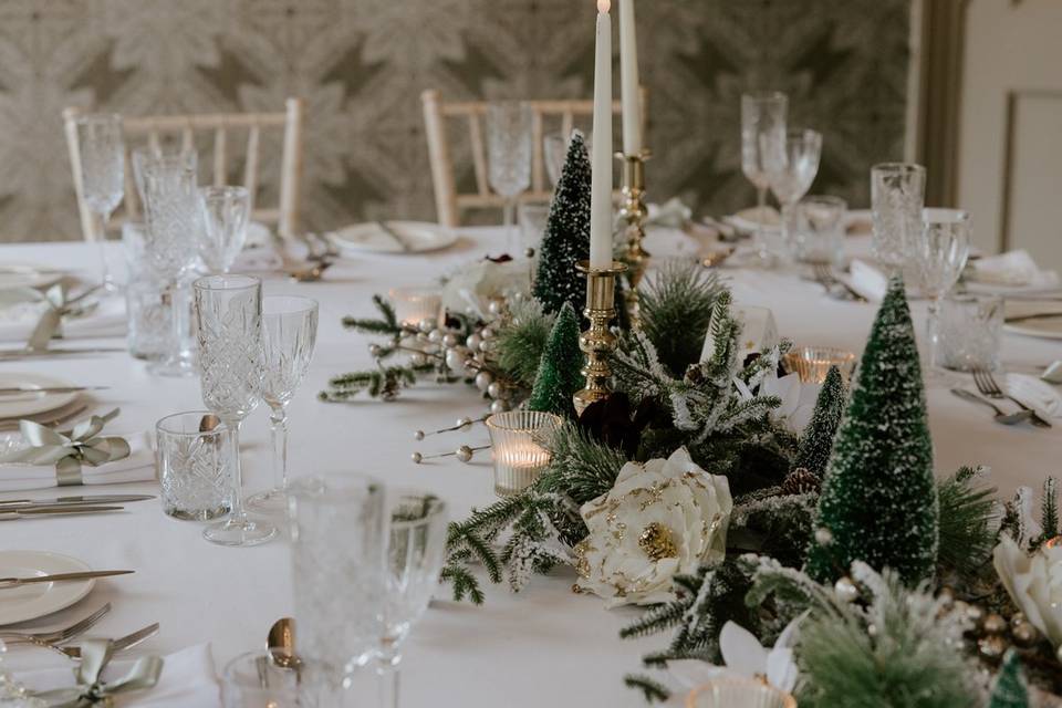 Rehearsal Dinner Setup