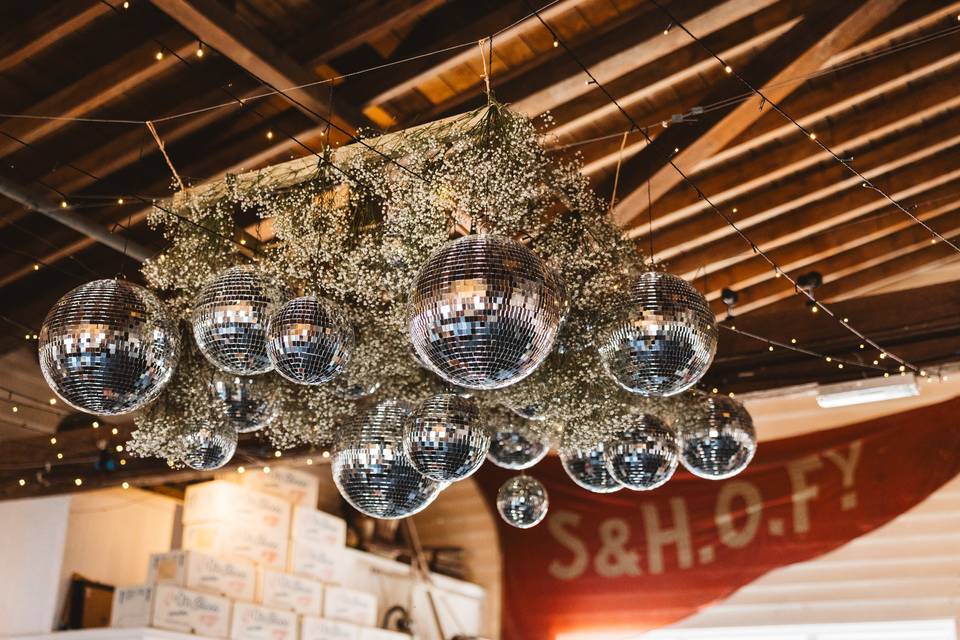 Disco Ball Chandelier