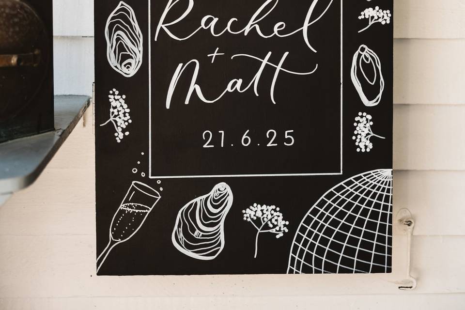 Entrance Chalk Board