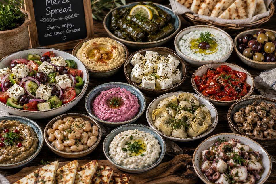 Authentic Greek Mezze