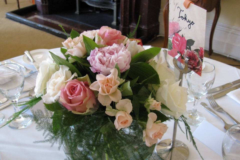 Chuppah flowers