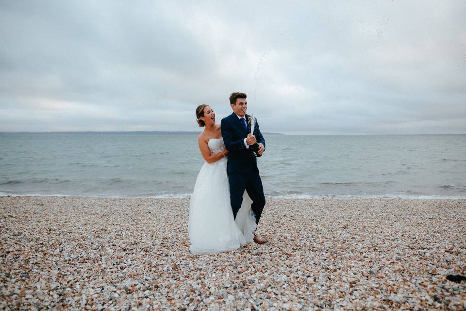 Beach couple session