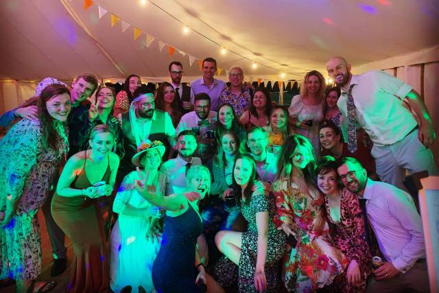 Norfolk wedding party