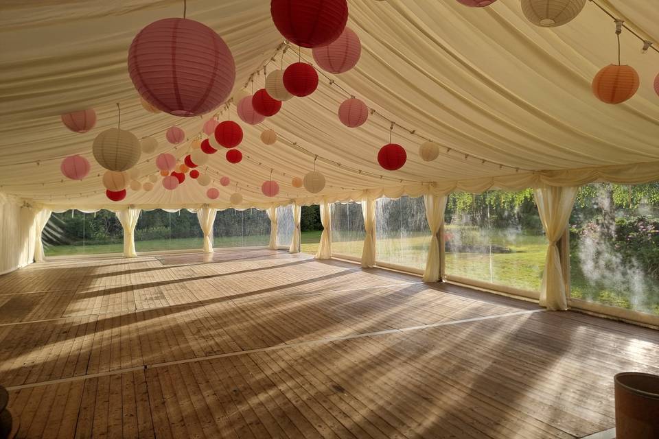 Globe lanterns