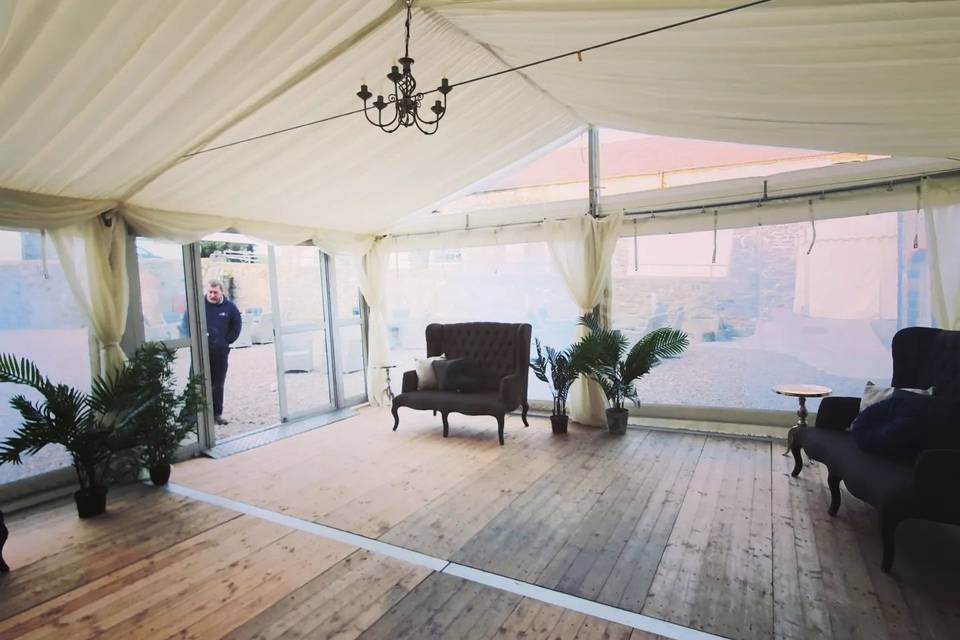 Entrance tent