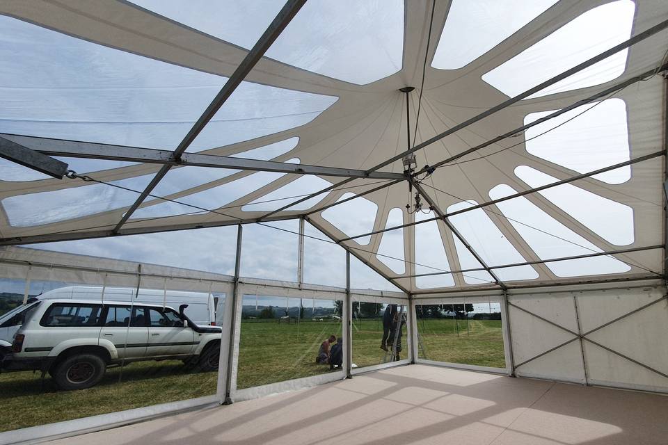 Clear cone porch