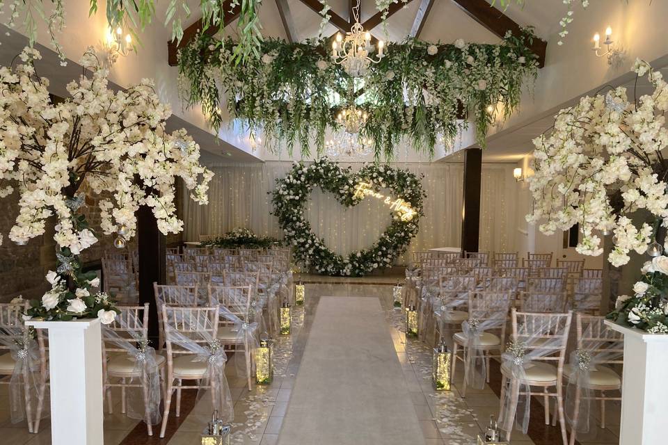 Ceremony Room with Heart