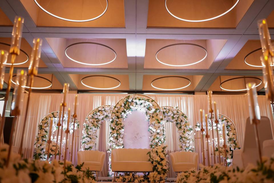 Council Chamber wedding layout