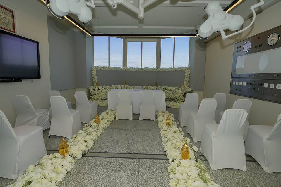 Theatre wedding layout