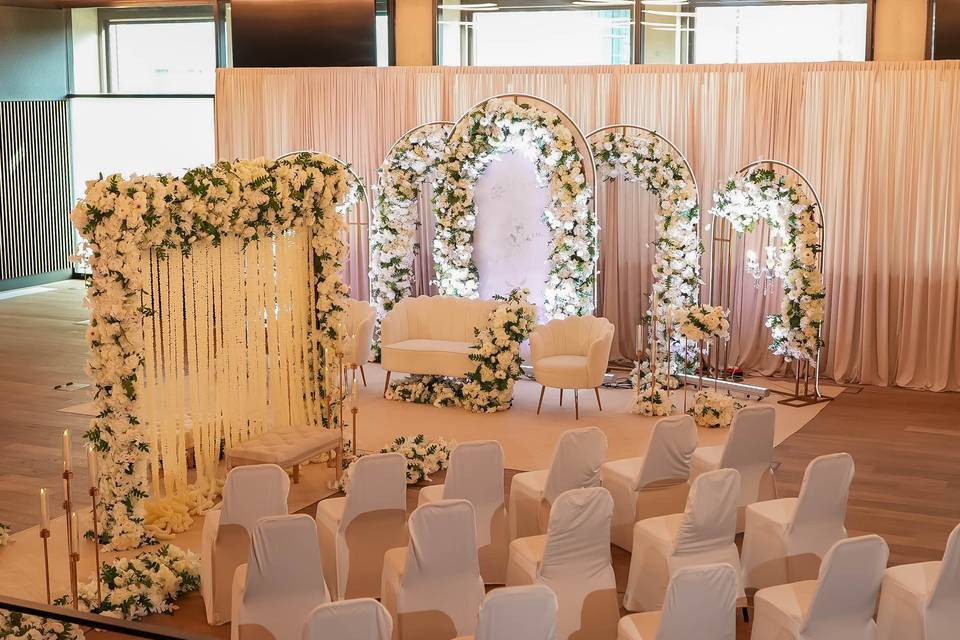 Council Chamber Asian wedding