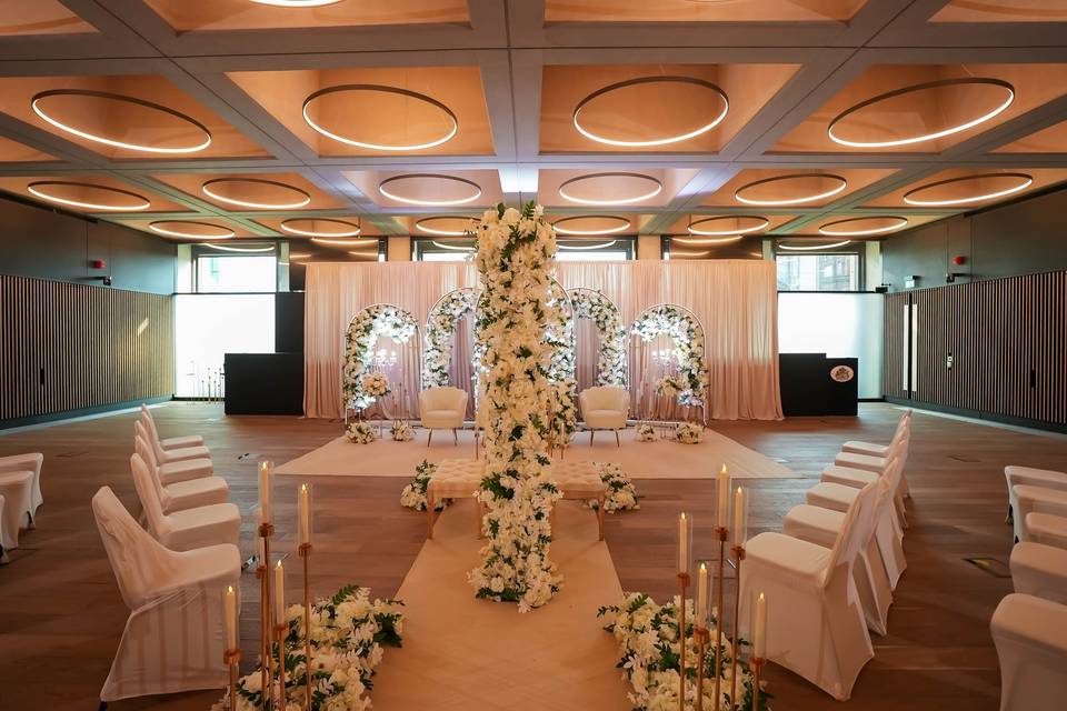 Council Chamber Asian wedding