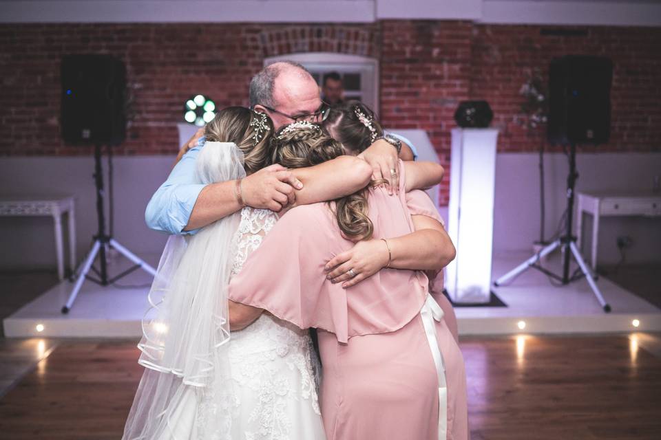 Daddy/Daughter dance & sisters