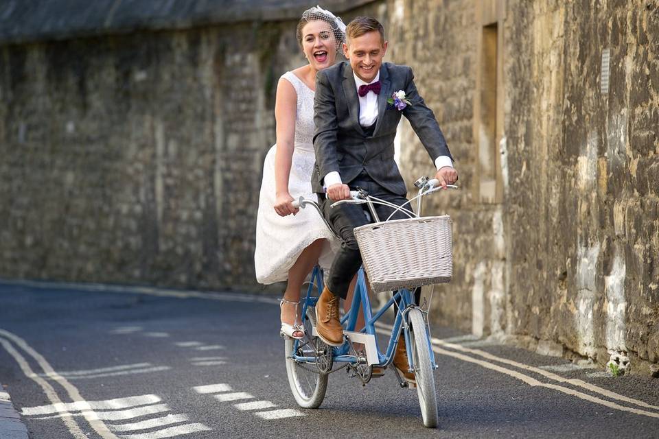 Bride at Lains Barn wedding ve