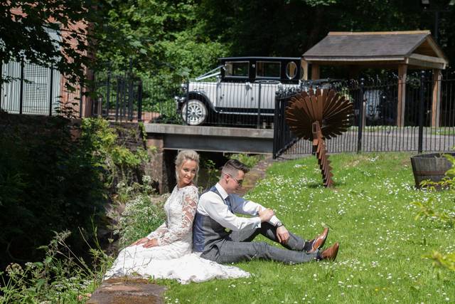 Couple by the stream