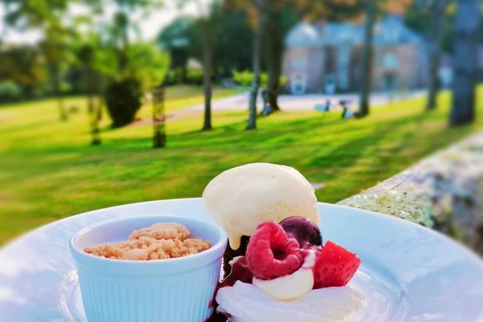 Trio of desserts