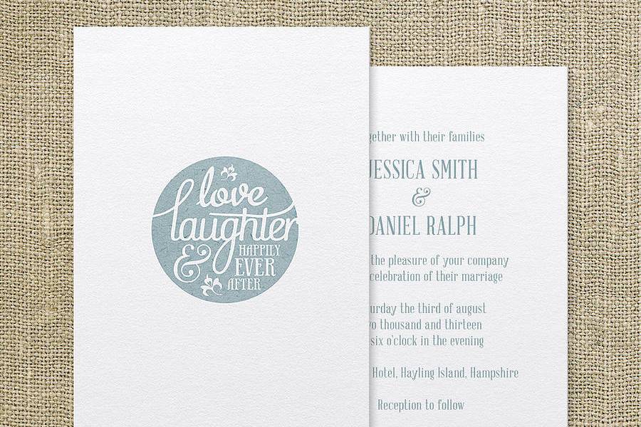 'Happily ever after' invite