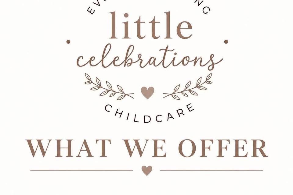 What we offer