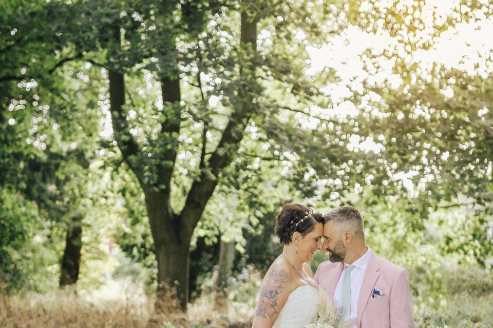 Bride and groom