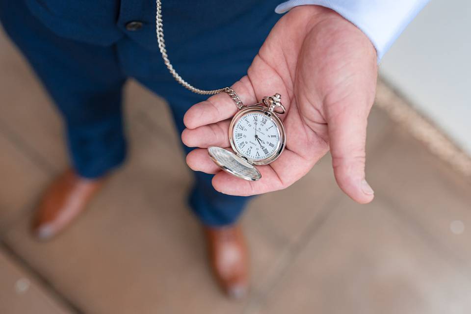 Pocketwatch for the groom