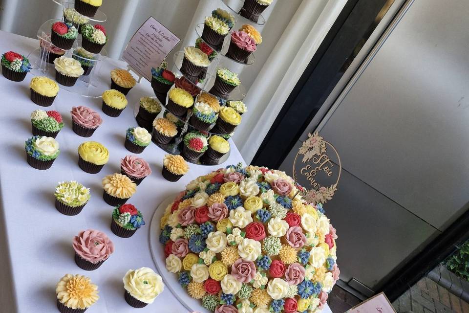 Wildflower theme showstopper
