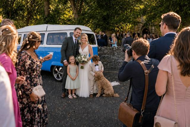Little ones, a big day and the dog