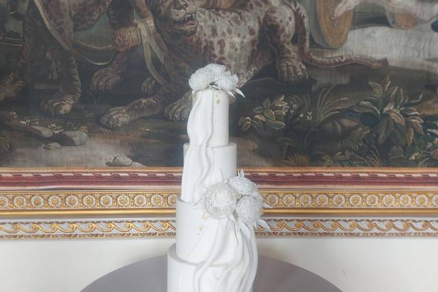 Peonies and fondant swags