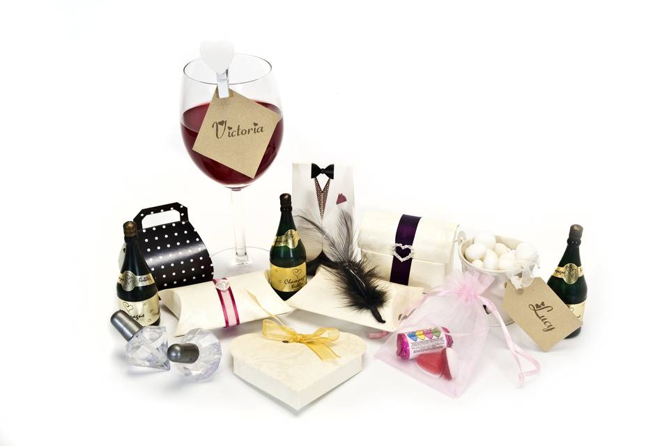 Selection of table favours