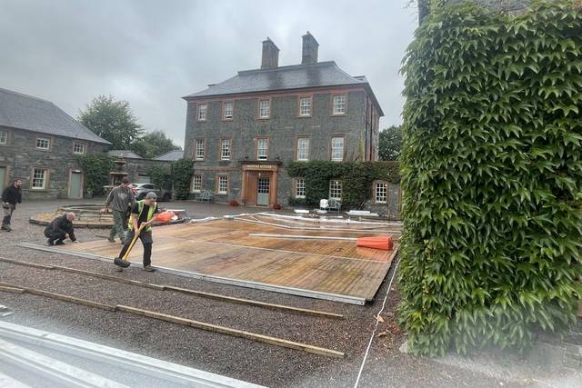 Build in progress at Estate