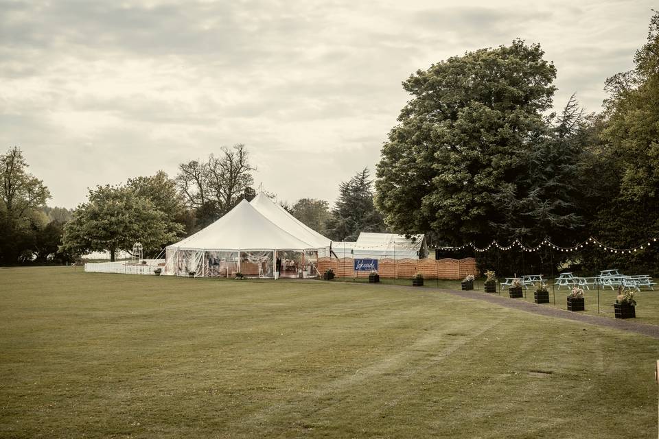 The Lakeside Marquee Entrance