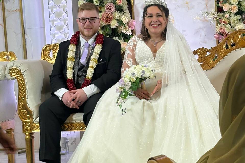 Beautiful bride and groom.