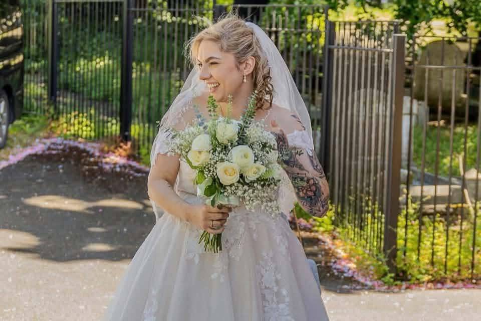 A gorgeous bride