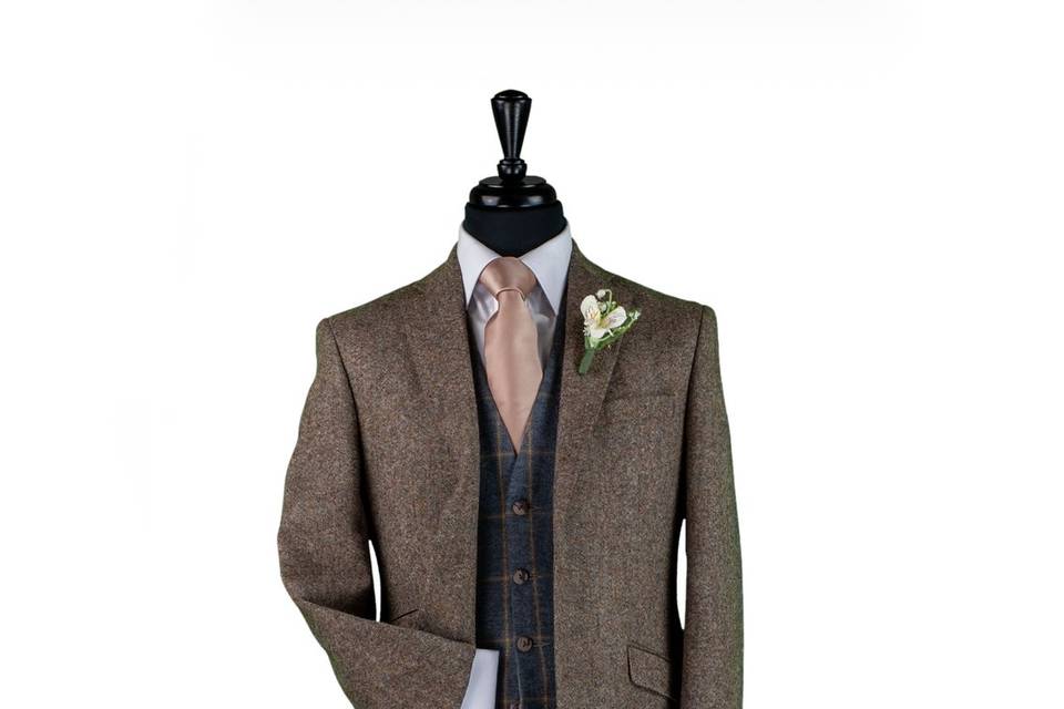 Brown Tweed Suit