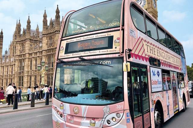 Double Deck Afternoon Tea Bus
